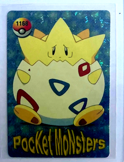 TOGAPI Pocket Monsters Pokemon Japanese Anime Vending Foil Prism Sticker NM - Image 1