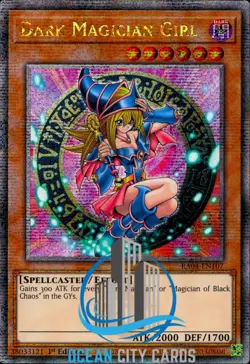 Yugioh RA04-EN107 Dark Magician Girl Quarter Century Secret Rare 1st Ed - Image 1
