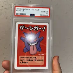 2019 POKEMON OLD MAID GENGAR PSA 10 - Image 2