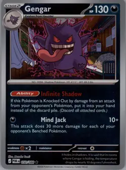 Gengar 050/088 Reverse Holo - Pokemon ME03: Perfect Order - Image 1