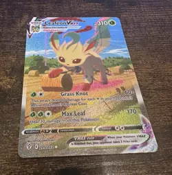 Pokemon TCG Leafeon VMAX 205/203 Secret Rare Holo Alternate Art - Evolving Skies - Image 1