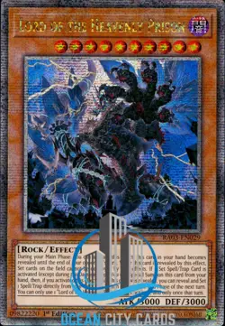Yugioh Lord of the Heavenly Prison RA03-EN029 Quarter Century Secret Rare - Image 1