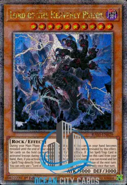 Yugioh Lord of the Heavenly Prison RA03-EN029 Quarter Century Secret Rare - Image 3