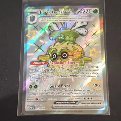 Pokemon TCG Forretress ex 212/091 SV: Paldean Fates Shiny Rare Holo 270 HP - Image 1