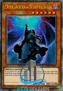 Yugioh Dimension Shifter RA01-EN014 Quarter Century Rare 1st Edition - Image 5