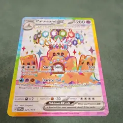 Pokemon Palossand ex 221/191 SV08 Ultra Rare Full Art Tera Holo - Image 2