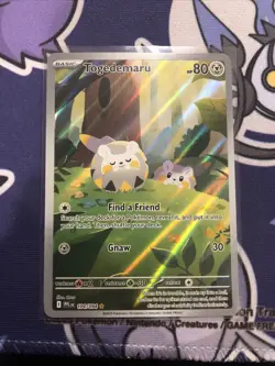 2025 Pokemon Phantasmal Flames Togedemaru Illustration Rare #104/094 - Image 1