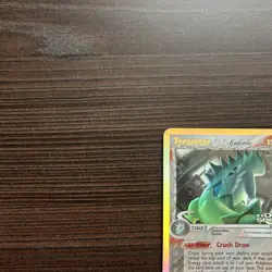 Tyranitar 16/113 Pokemon card EX Delta Species Stamped Reverse Holo Rare 2005 LP - Image 3