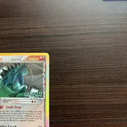 Tyranitar 16/113 Pokemon card EX Delta Species Stamped Reverse Holo Rare 2005 LP - Image 4