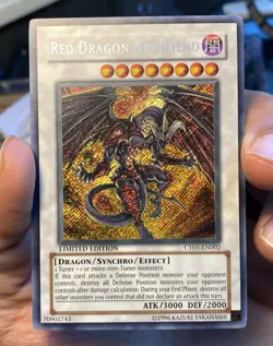 Yugioh Red Dragon Archfiend CT05-EN002 Secret Rare Holo Limited Edition NM - Image 1