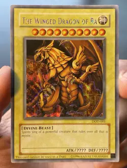 Yugioh LP The Winged Dragon of Ra Dawn of Destiny Prismatic DOD-001 - Image 1