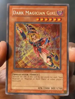 Yugioh Dark Magician Girl 2005 Collectors Tin Secret Rare Foil CT2-EN004 LP - Image 1