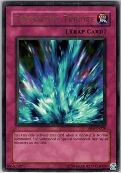 Yugioh Torrential Tribute DB1-EN228 Ultra Rare Unlimited NM - Image 1