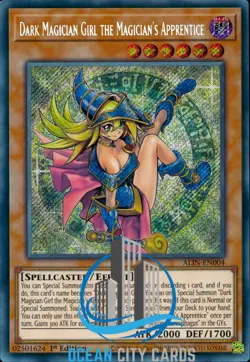 Yugioh ALIN-EN004 Dark Magician Girl the Magician's Apprentice 1st ed - Image 5