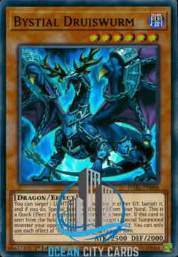 Yugioh Super Rare Bystial Druiswurm DABL-EN008 1st Edition - Image 1