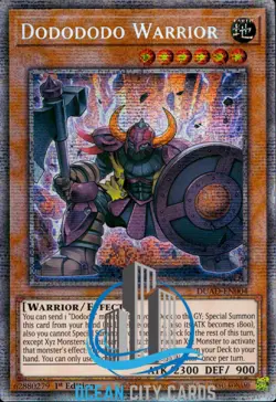 Yugioh DUAD-EN004 Dodododo Warrior Starlight Rare Card 1st Edition - Image 1