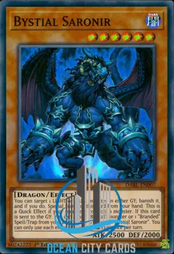 Yugioh Super Rare Bystial Saronir DABL-EN007 1st Edition - Image 1
