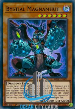 Yugioh Bystial Magnamhut DABL-EN006 Super Rare 1st Edition - Image 1