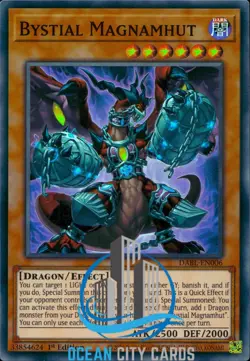 Yugioh Bystial Magnamhut DABL-EN006 Super Rare 1st Edition - Image 5