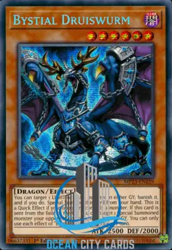 Yugioh Bystial Druiswurm MP23-EN159 Prismatic Secret Rare - Image 1