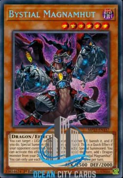 Yugioh Bystial Magnamhut MP23-EN157 Prismatic Secret Rare 1st Edition - Image 5