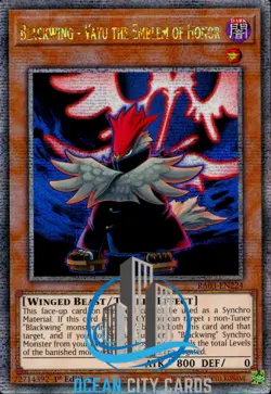 Yugioh Blackwing - Vayu The Emblem Of Honor RA03-EN224 Quarter Century Rare 1st - Image 1