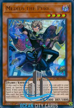 Yugioh DUAD-EN008 Medius the Pure Ultra Rare 1st Ed - Image 1