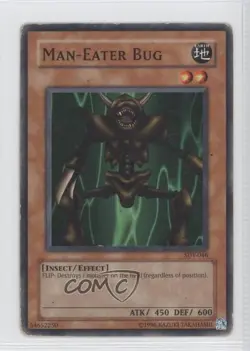 Man-Eater Bug Unlimited YuGiOh Starter Deck Yugi #SDY-046 2002 READ - Image 1