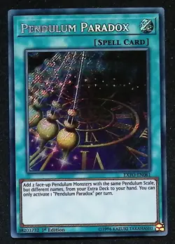 Pendulum Paradox - EXFO-EN061 - Secret Rare - 1st Edition Yugioh - Image 1