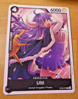 ONE PIECE TWO LEGENDS ENGLISH CARD GAME CARD ULTI OP08-078 IN TCG NEW - Image 1