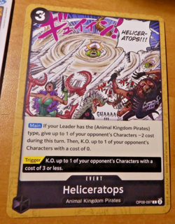 ONE PIECE TWO LEGENDS ENGLISH CARD GAME CARTE OP08-097 EN TCG NEUF - Image 1