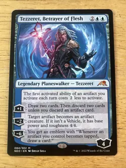 Tezzeret, Betrayer of Flesh (084) Kamigawa: Neon Dynasty NEO MTG Magic - Image 1