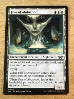 Fear of Abduction [NM] - Duskmourn: House of Horror - MTG DSK - Image 1