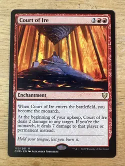 x1 Court of Ire R MTG Commander Legends M/NM, English - Image 1