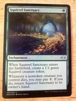MTG Magic the Gathering Squirrel Sanctuary Modern Horizons 2 Pack Fresh Foil - Image 1