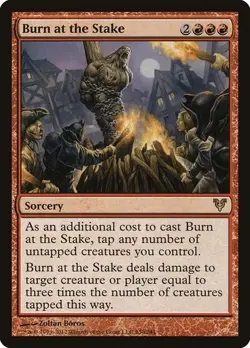 MTG - Burn at the Stake - Avacyn Restored - Magic the Gathering - Image 1