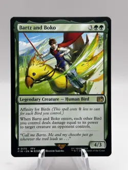 Bartz and Boko 0175 Universes Beyond: Final Fantasy FIN MTG NM - Image 1