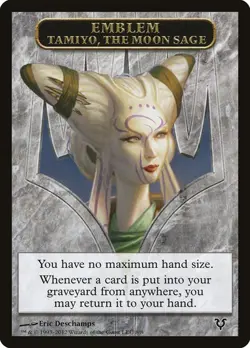 MTG Avacyn Restored Tamiyo, the Moon Sage & Emblem x1 NM/M - Image 2