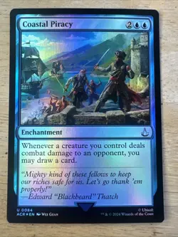 MTG FOIL Coastal Piracy - Assassin's Creed #084 - Image 1