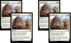 4x - Generous Gift - x4 - #106 - CMR: Bloomburrow - CUC - NM MTG - Image 1