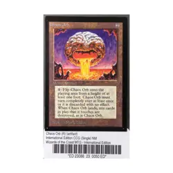 WOTC MtG International Ed. Chaos Orb (R) NM - Image 1