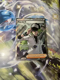 Carte Pokemon Plan de N FA 163/086 Foudre Noire BLK EV10.5 Fr NM - Image 1