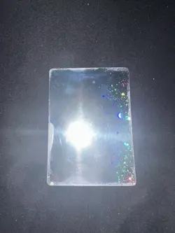 Pokemon Scarlet And Violet Error Misprint Blank Silver Border Gray HP - Image 1