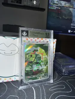 2023 Japanese Pokemon Caterpie AR 172/165 Graded Beckett 9.5 Free Shipping - Image 3