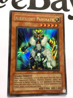 YUGIOH - LOD-062 - AIRKNIGHT PARSHATH - ULTRA RARE - NEAR MINT - Image 2