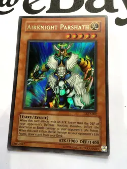 YUGIOH - LOD-062 - AIRKNIGHT PARSHATH - ULTRA RARE - NEAR MINT - Image 3