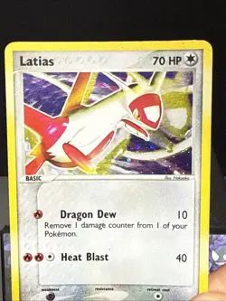 Pokemon Card Latias 4/10 Holo Rare Latias Trainer Kit Set Played - Image 2
