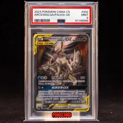 Arceus & Dialga & Palkia-GX CSMAC-002/019 Pokemon Card Chinese PSA 9 #1 - Image 1