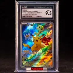 Pikachu PROMO-004/SV-P Pokemon Card Chinese CGC 9.5 #1 - Image 1