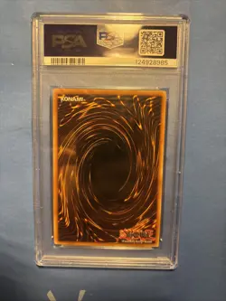 Yu-Gi-Oh! TCG Flame Swordsman LOB-003 Legend Of Blue Eyes Unlimited PSA 9 Mint - Image 2